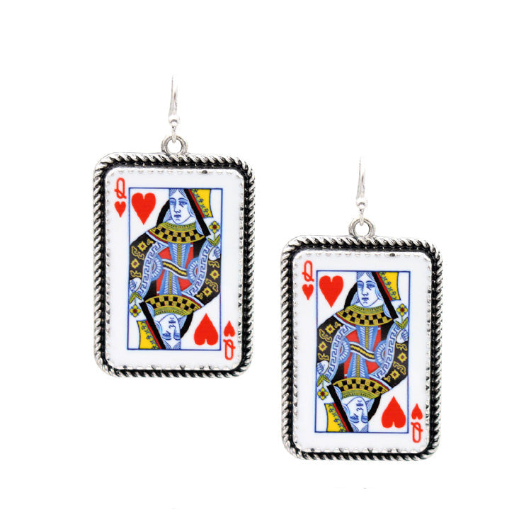 Queen of Hearts Dangle Earrings