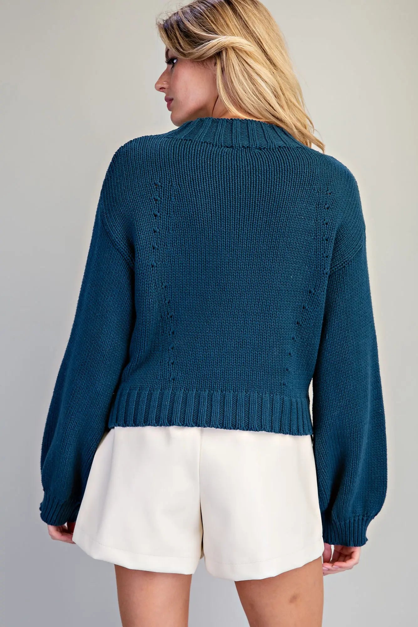 Martini Balloon Sleeve Sweater