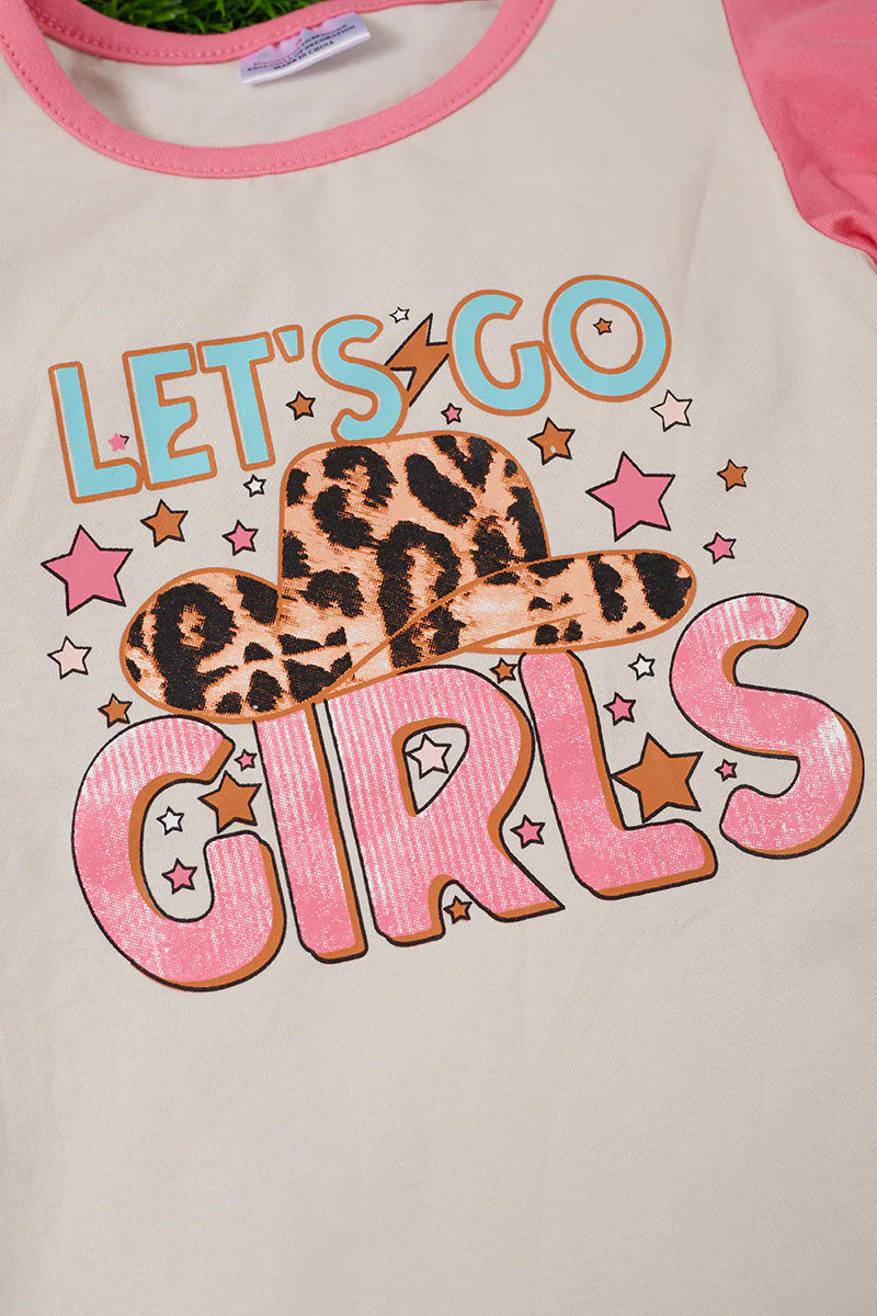 Lets Go Girls Leopard Pant Set