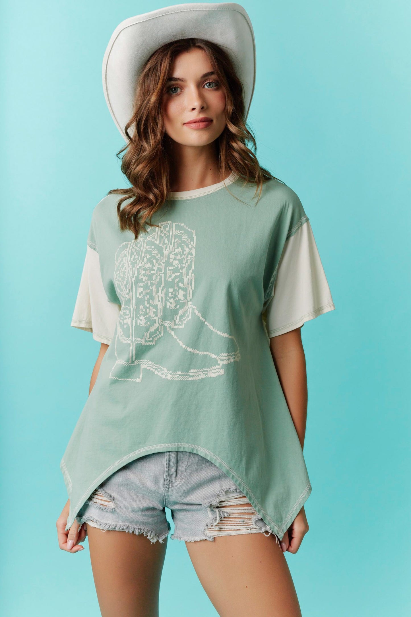 Sage Western Boots T-Shirt