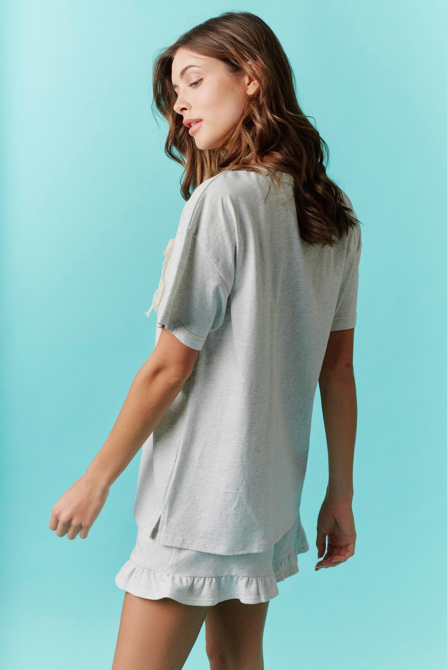 Lace Ribbon Box T-Shirt