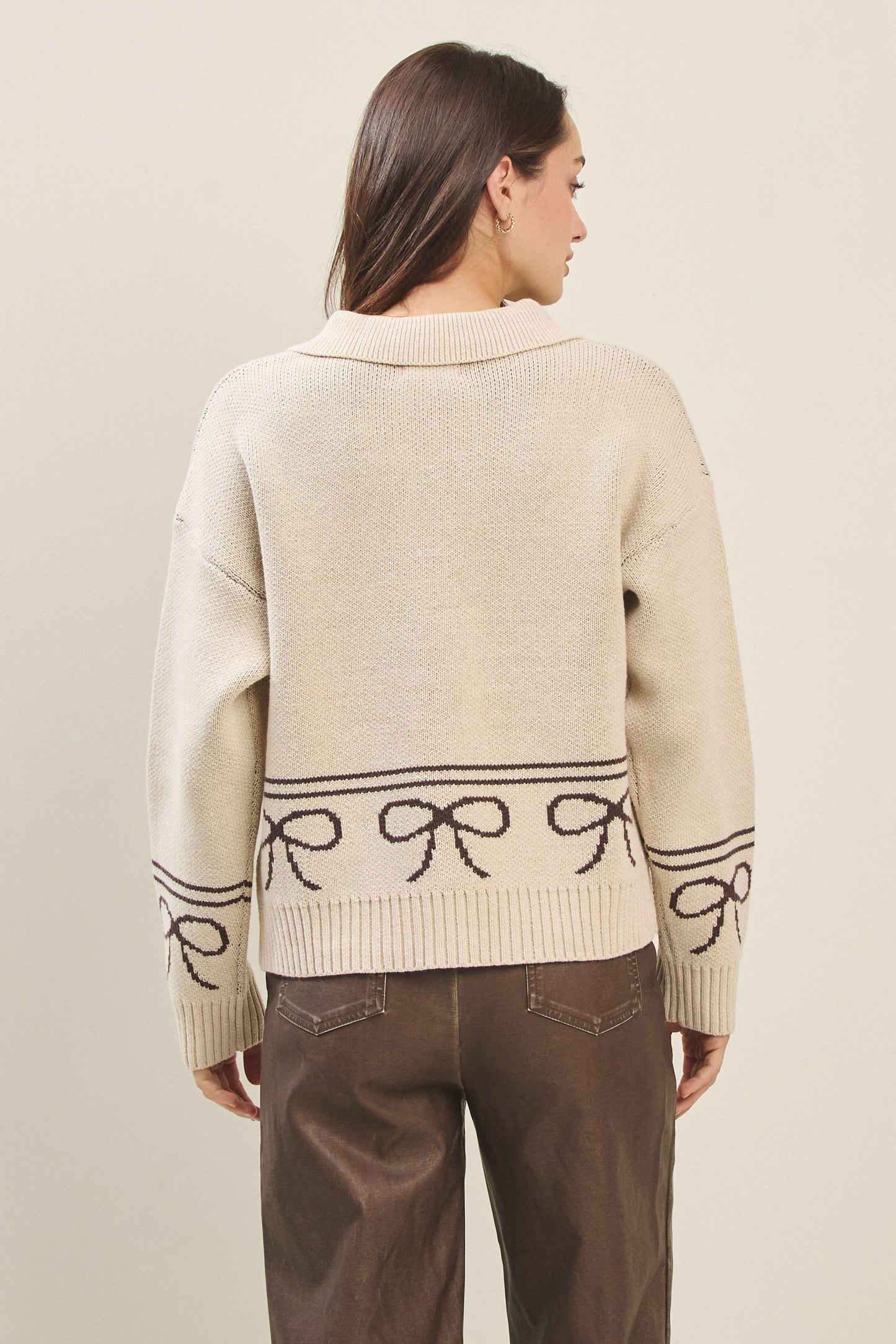 Dog & Bow Cardigan