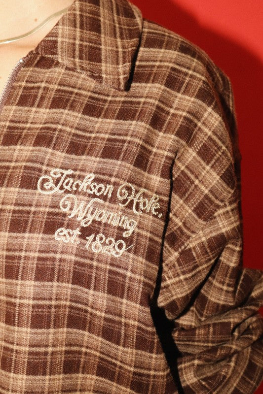 Not My First Rodeo Plaid Jacket