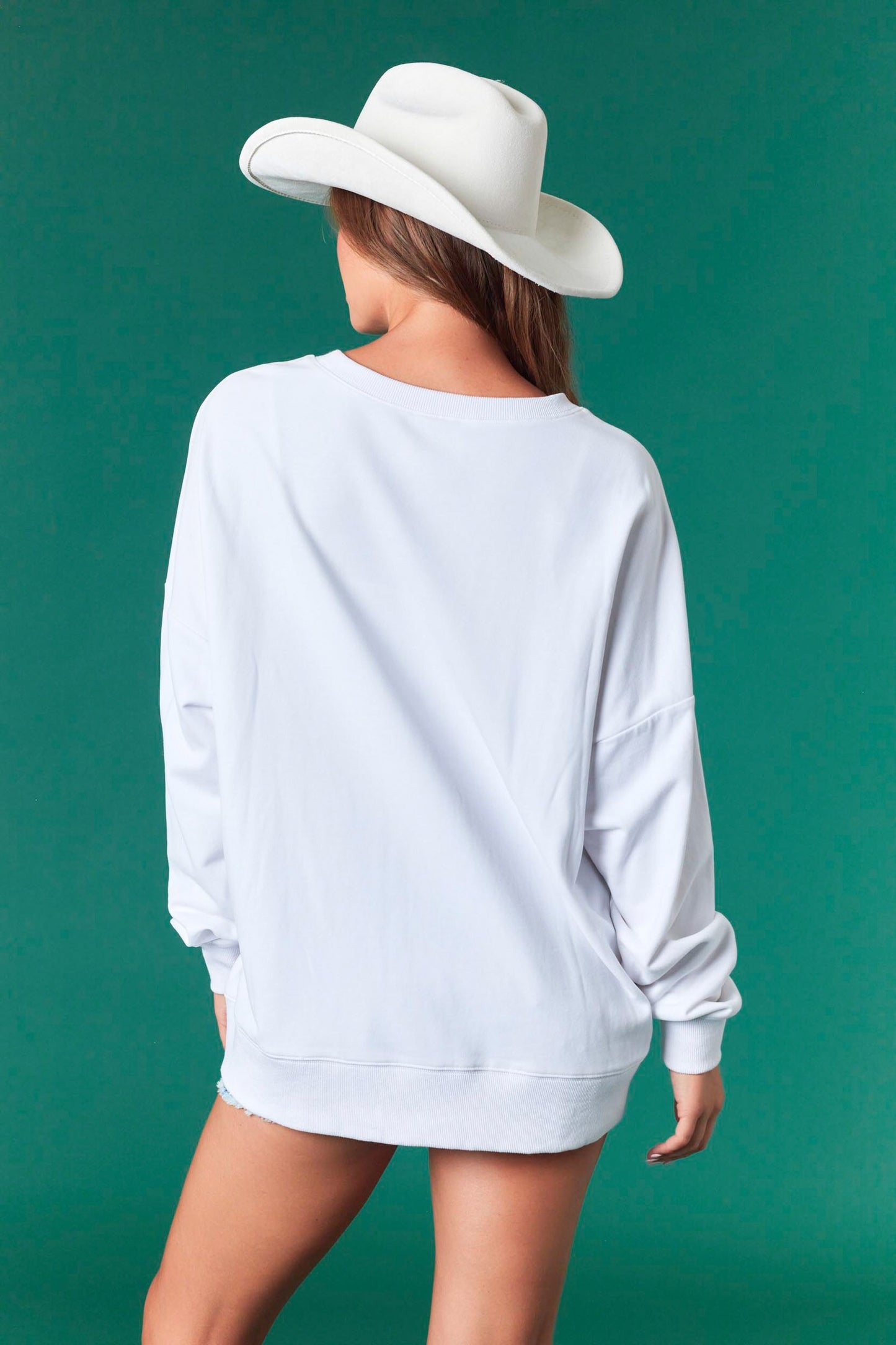 Sequin Nutcracker Oversized Sweatshirt