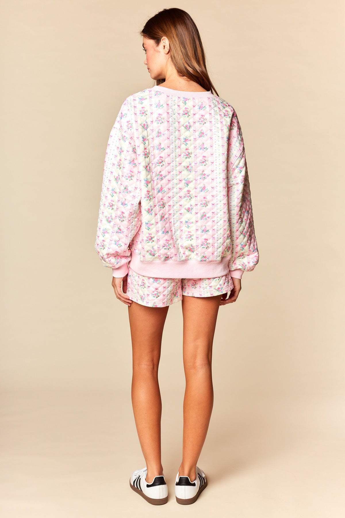 Floral Quilted Top & Short Set