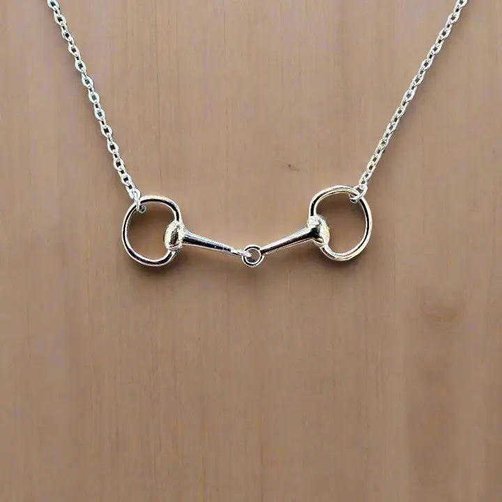 Sterling Snaffle Bit Necklace