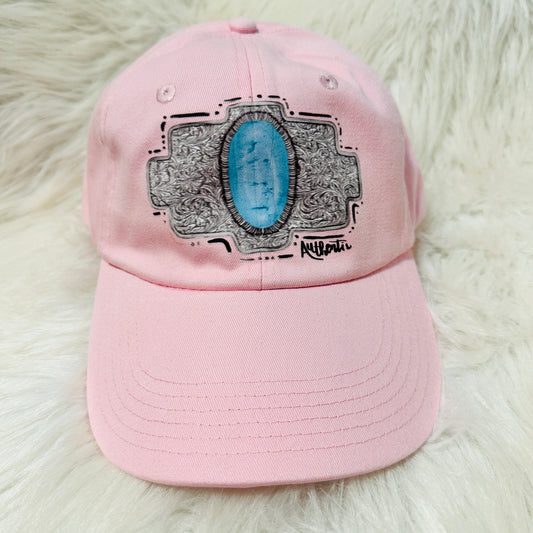 Authentic Buckle Pink Twill Cap