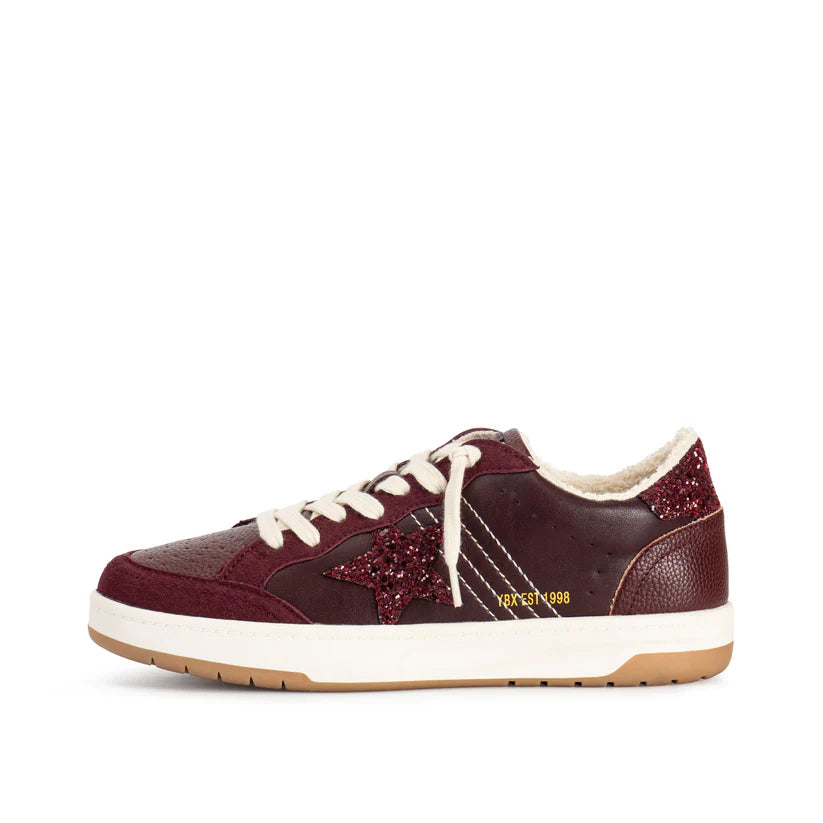 Yellow Box Nizza Burgundy Sneaker
