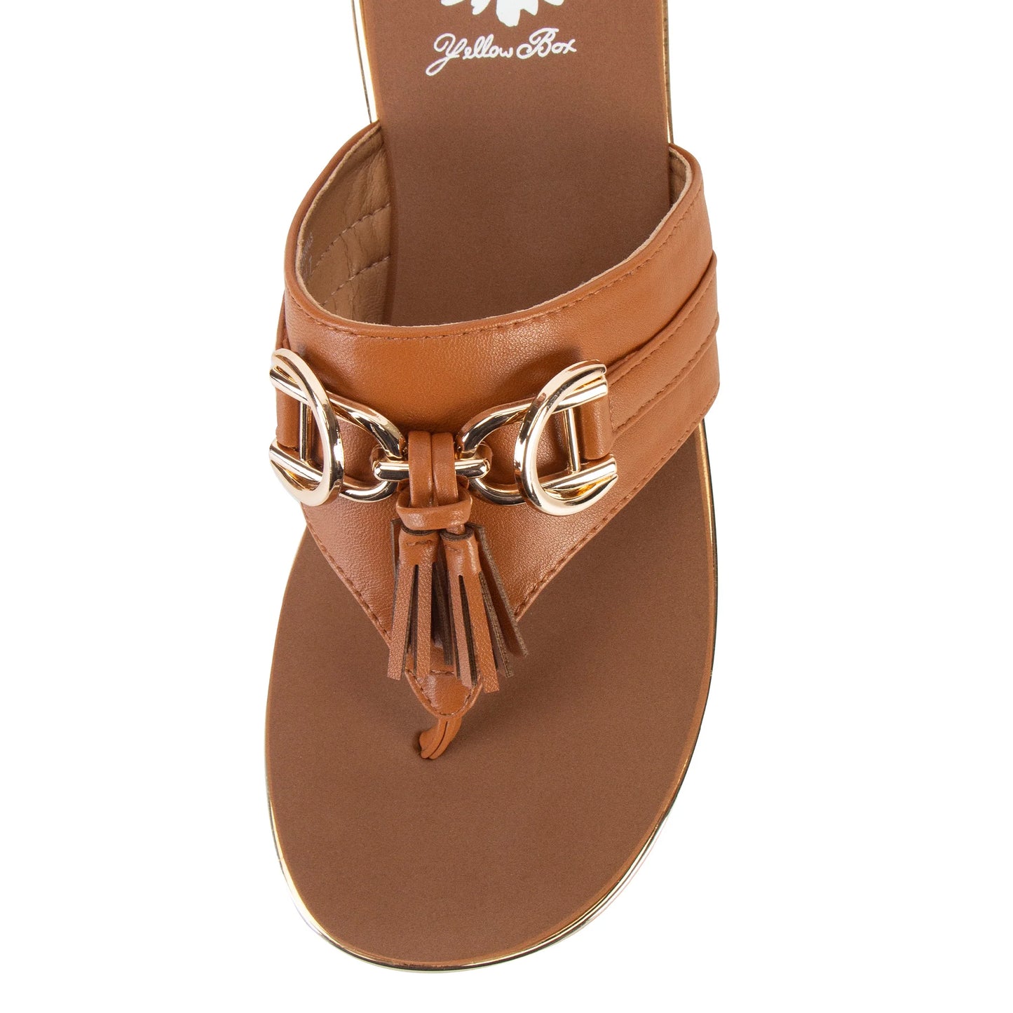 Yellow Box Geri Tan Flatform Sandal