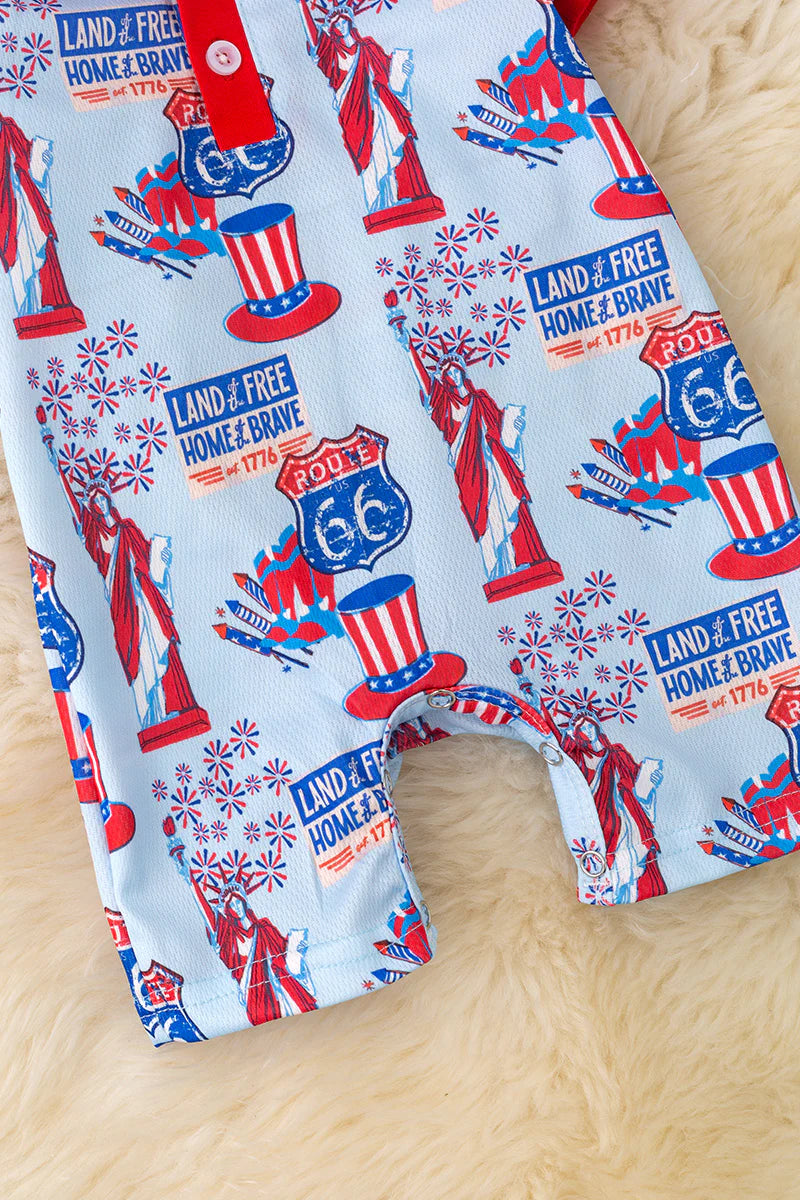 Route 66 Baby Boy Romper