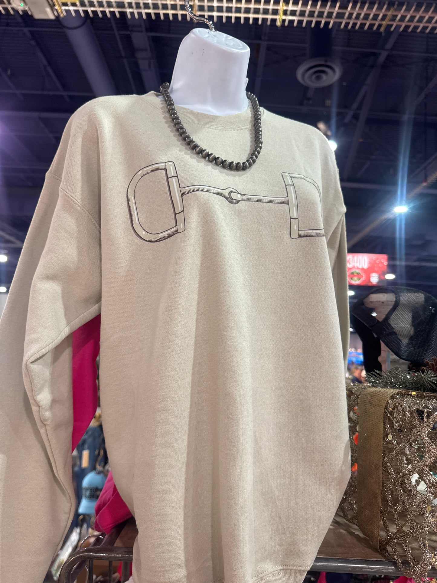 Horse Bit Sand Sweatshirt-LF