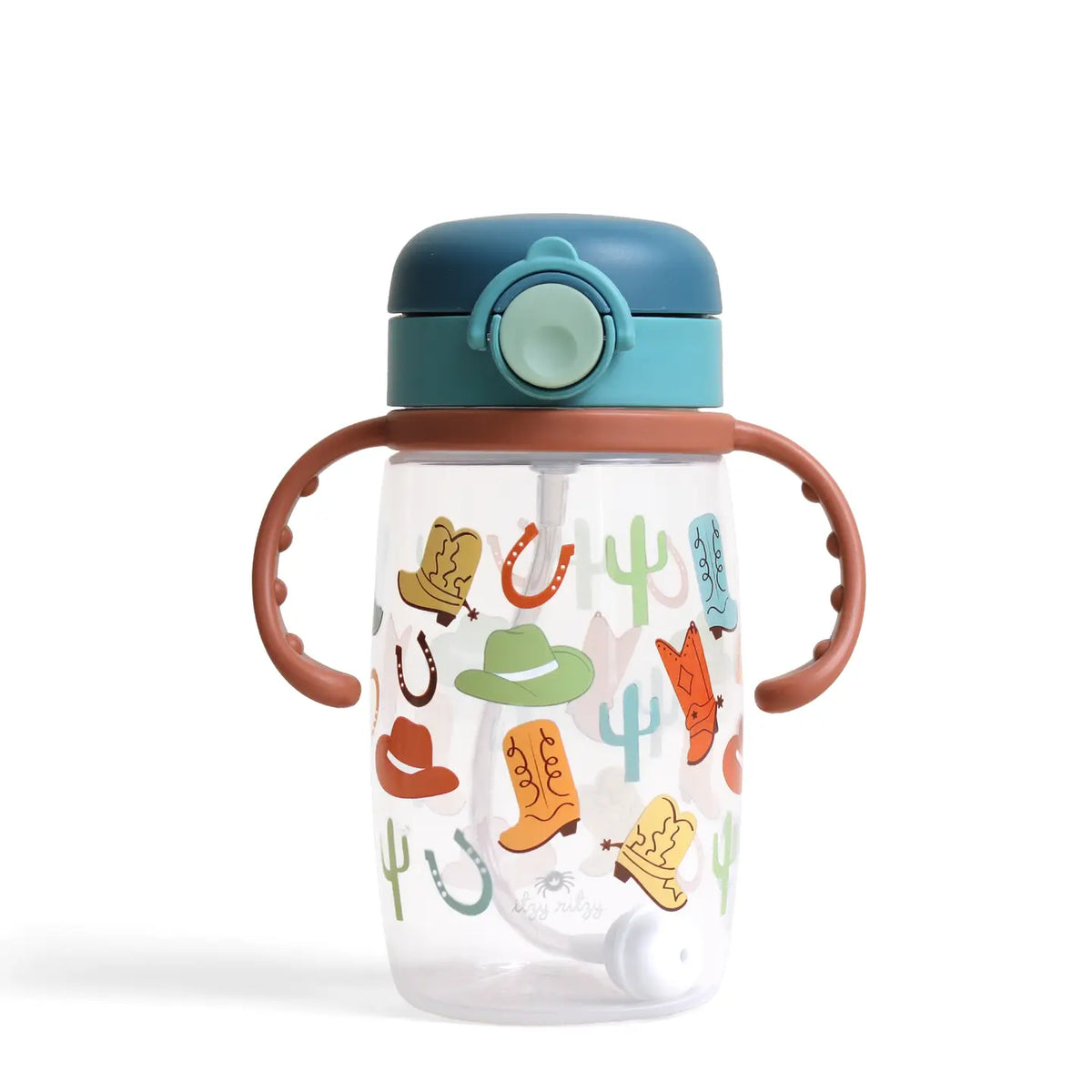 Itzy Sips Giddy Up Weighted Straw Cup