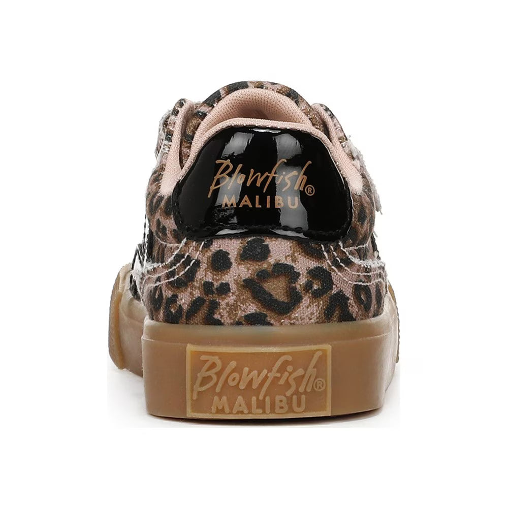 Little Kids Blowfish Heart Leopard Sneakers