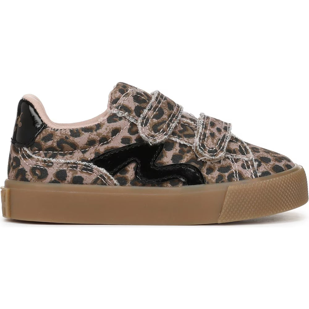 Little Kids Blowfish Heart Leopard Sneakers