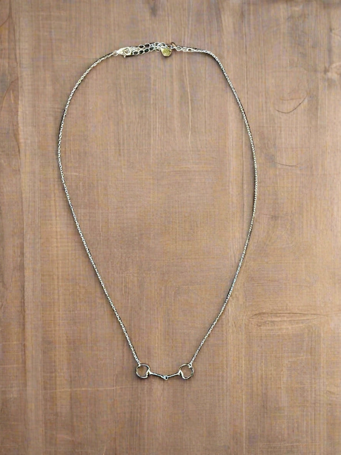 Sterling Snaffle Bit Necklace