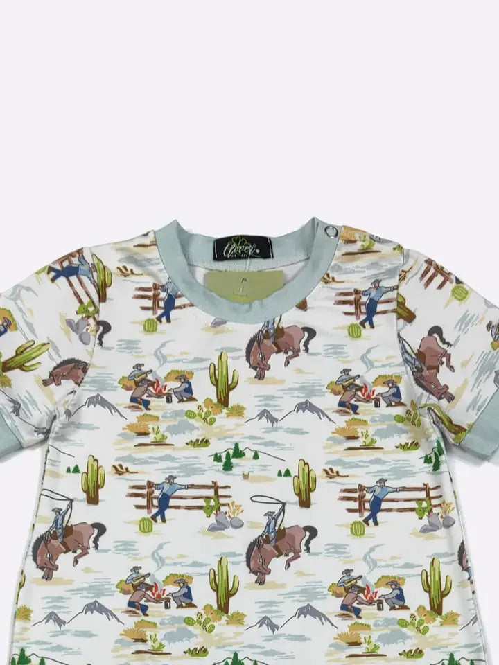 Campfire Corral Boys Romper