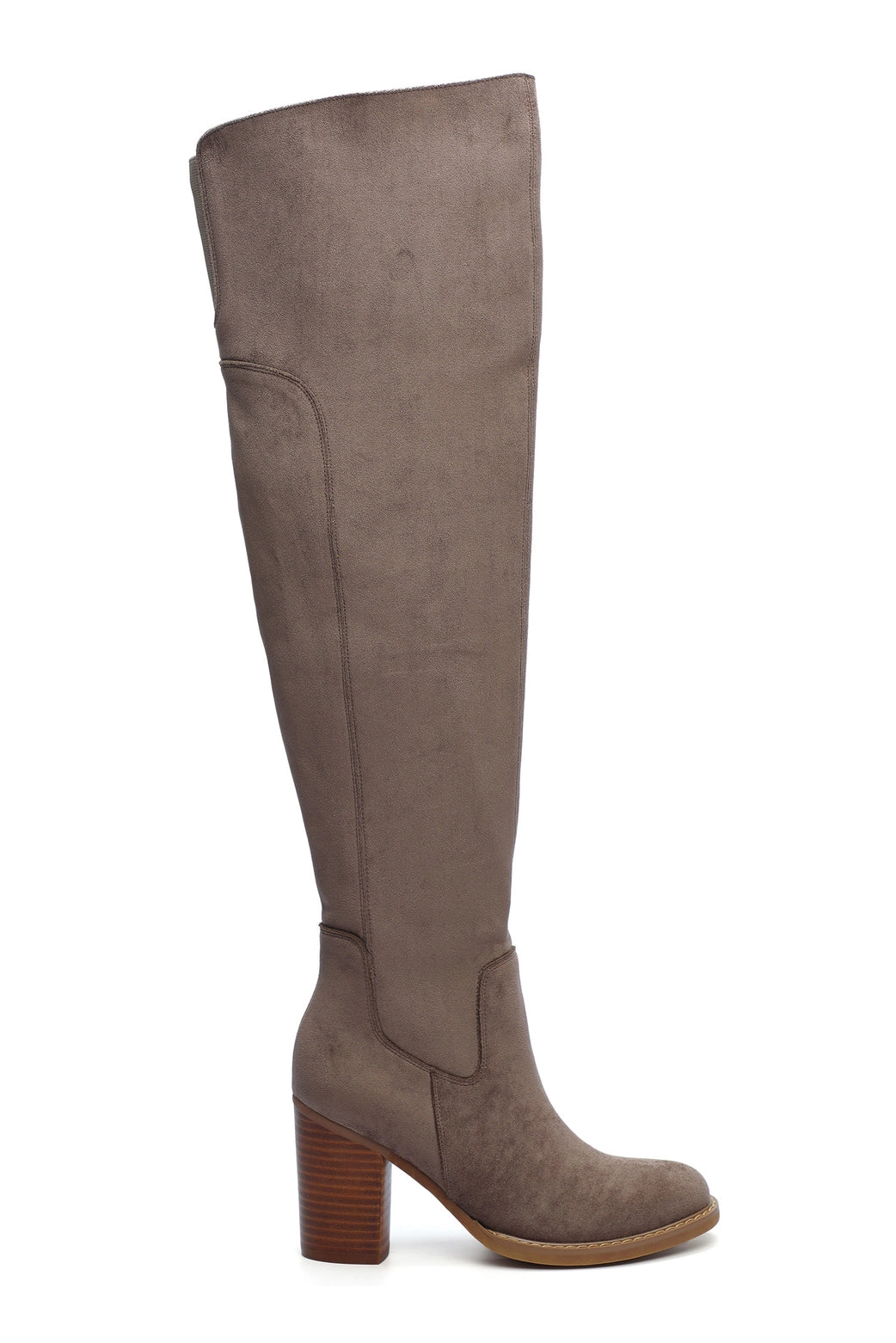 Fiona Coffee Thigh High Boot