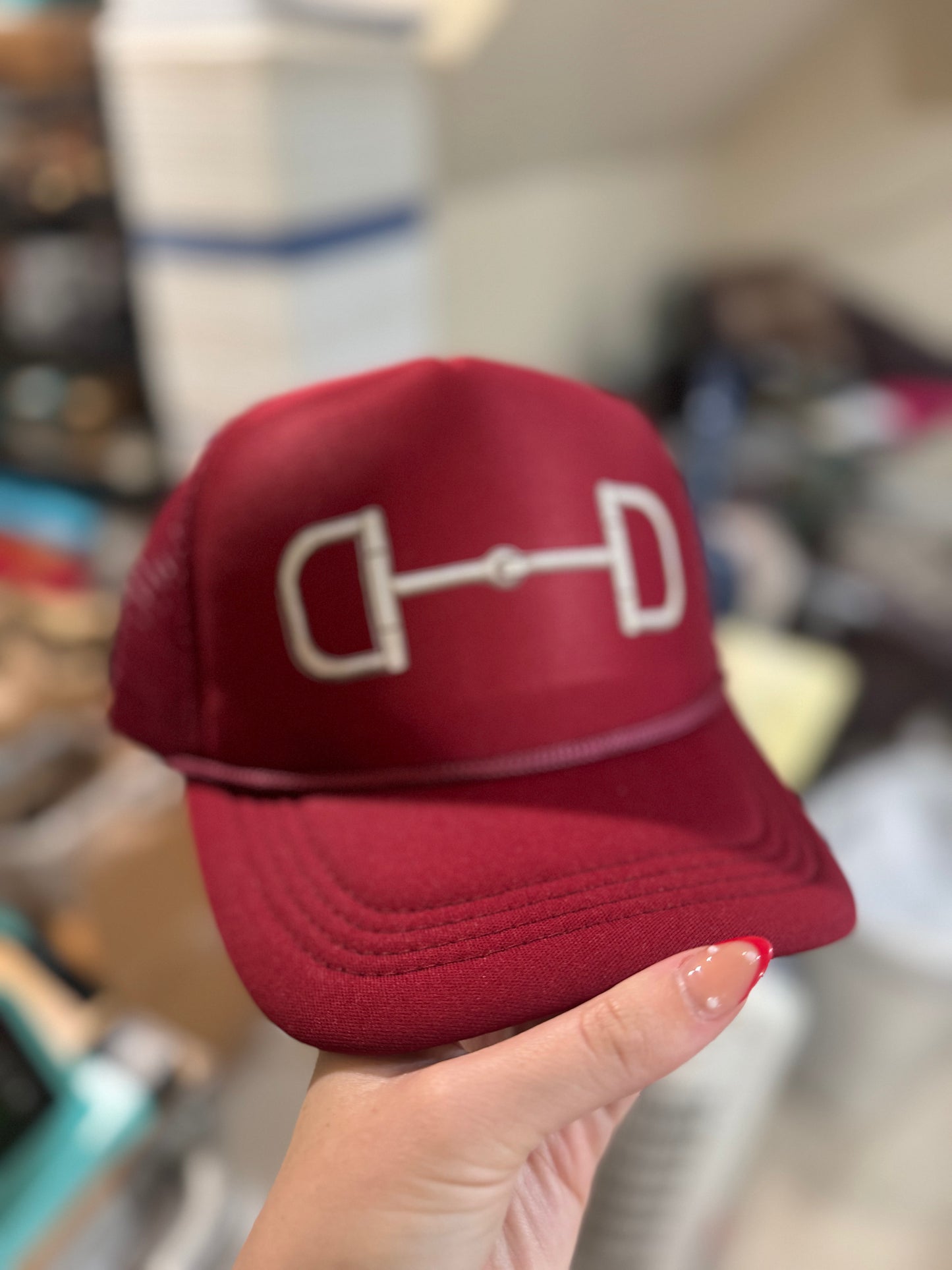 Wine Bit Trucker Cap-LF