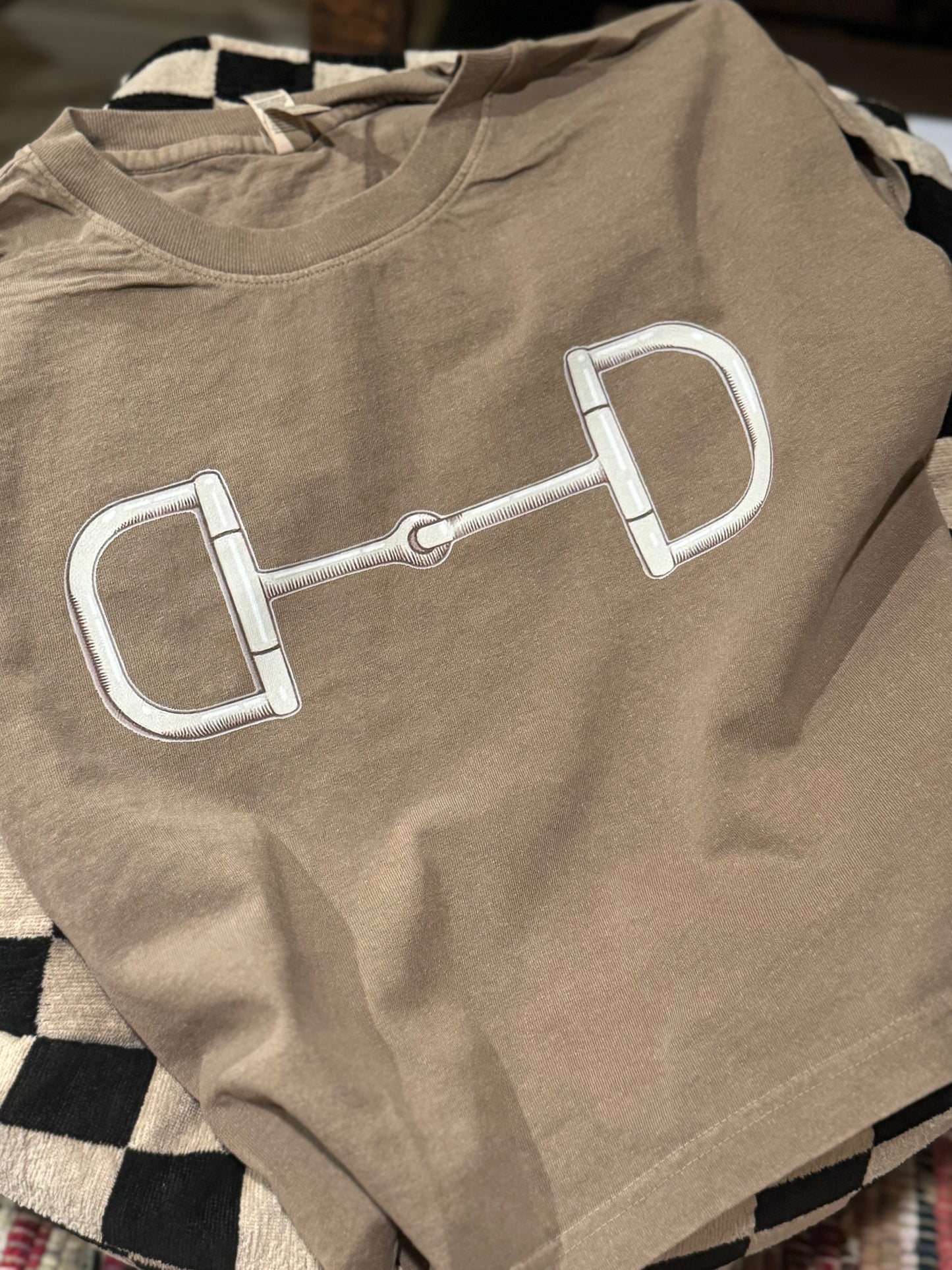 Bit Muscle Tank in Faded Brown