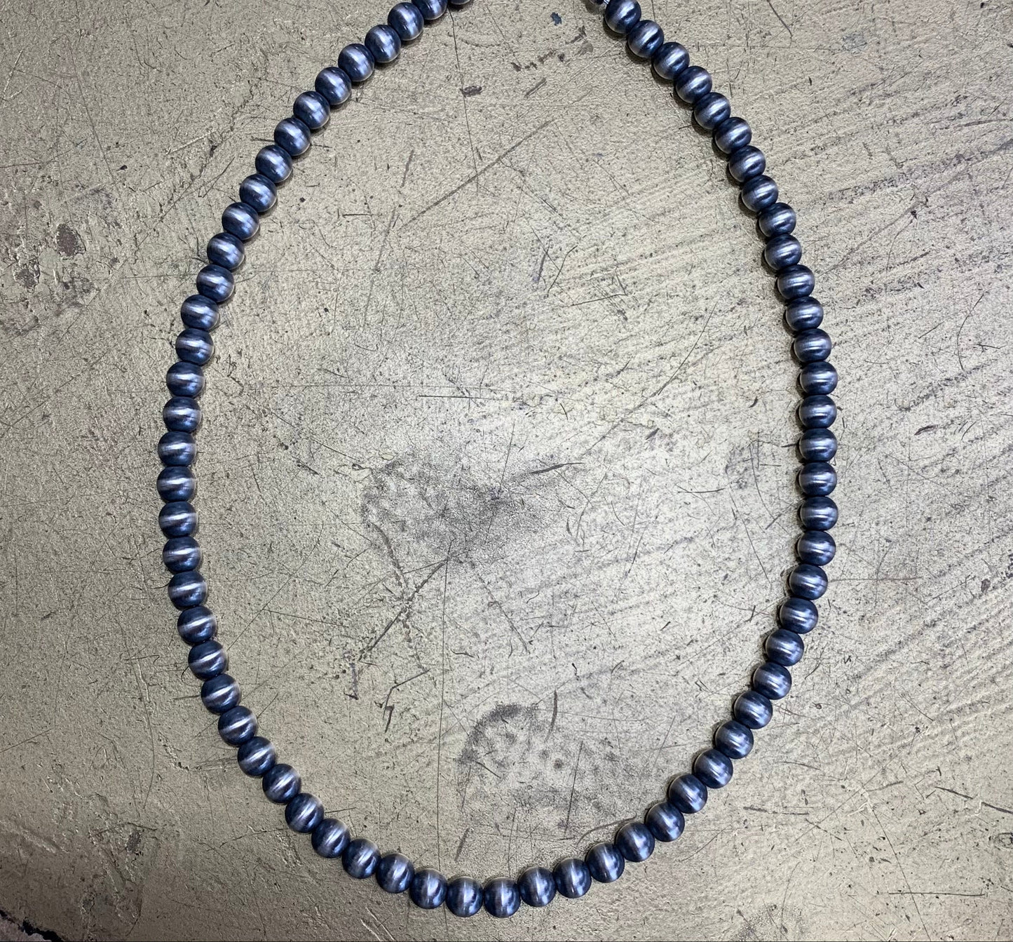 Sterling Silver 6mm Navajo Pearls - 16"