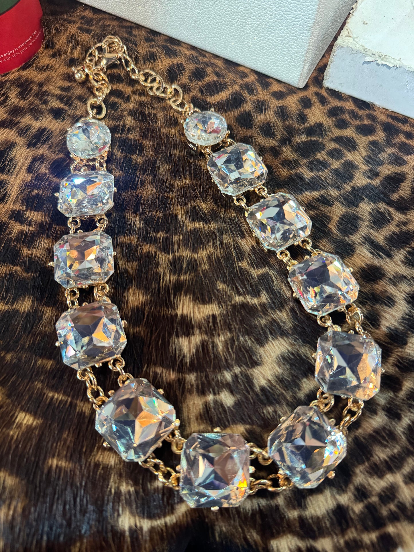 Gold Statement Bling Necklace
