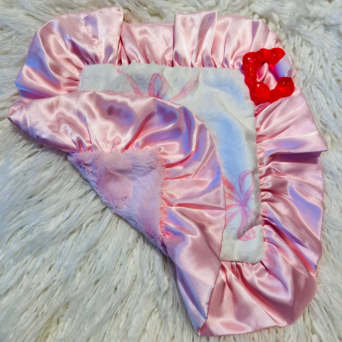 Beautifully Bowed Minky Teether