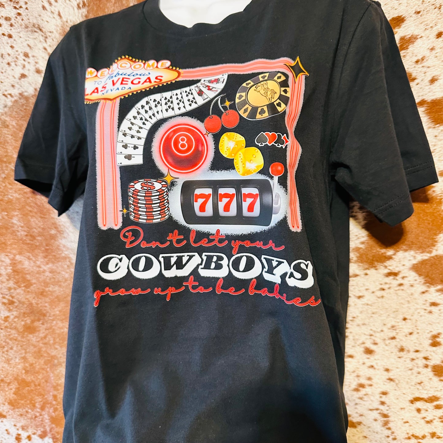 Vegas Cowboys Black T-Shirt
