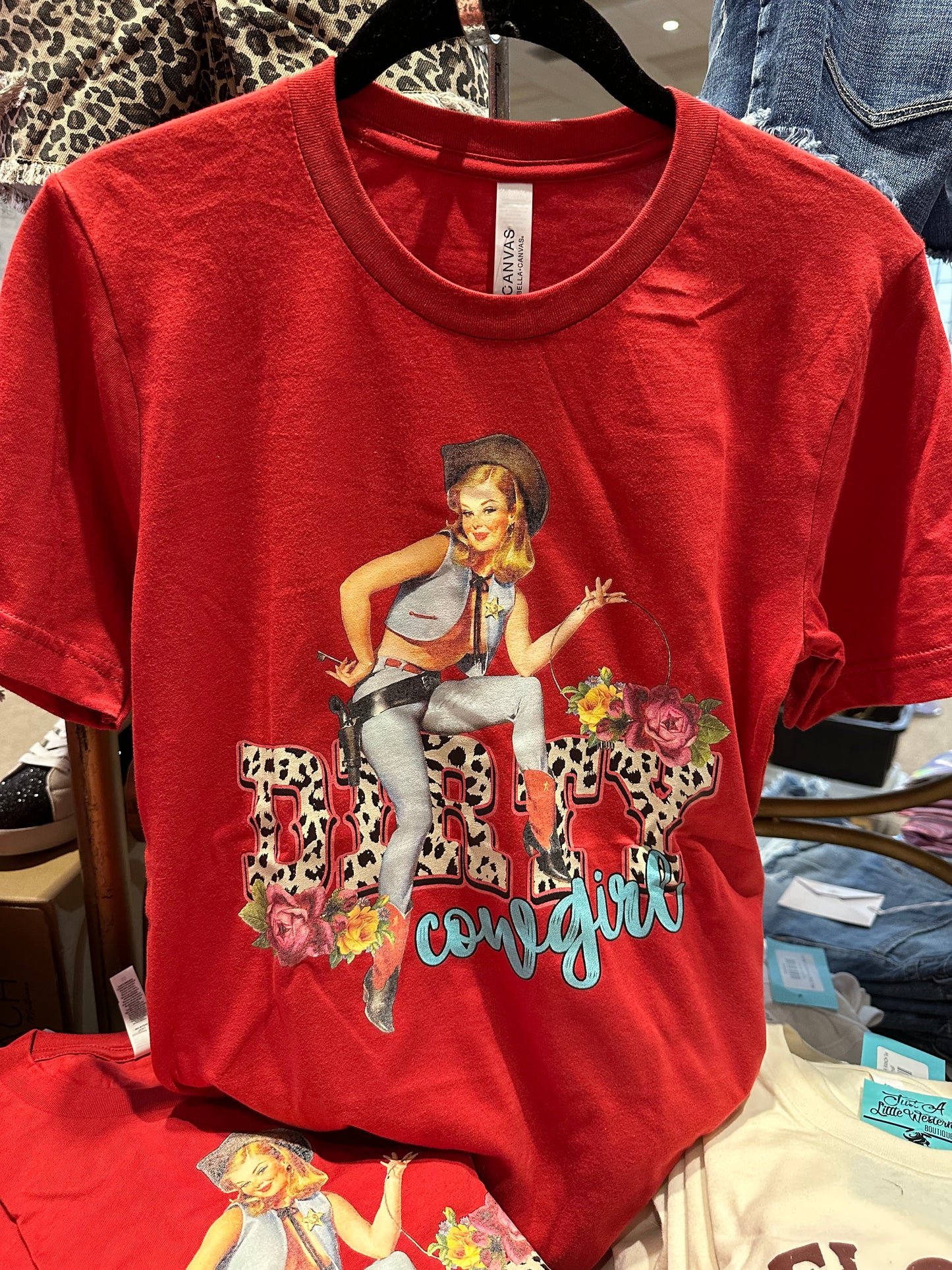 Retro "Dirty Cowgirl" Tee