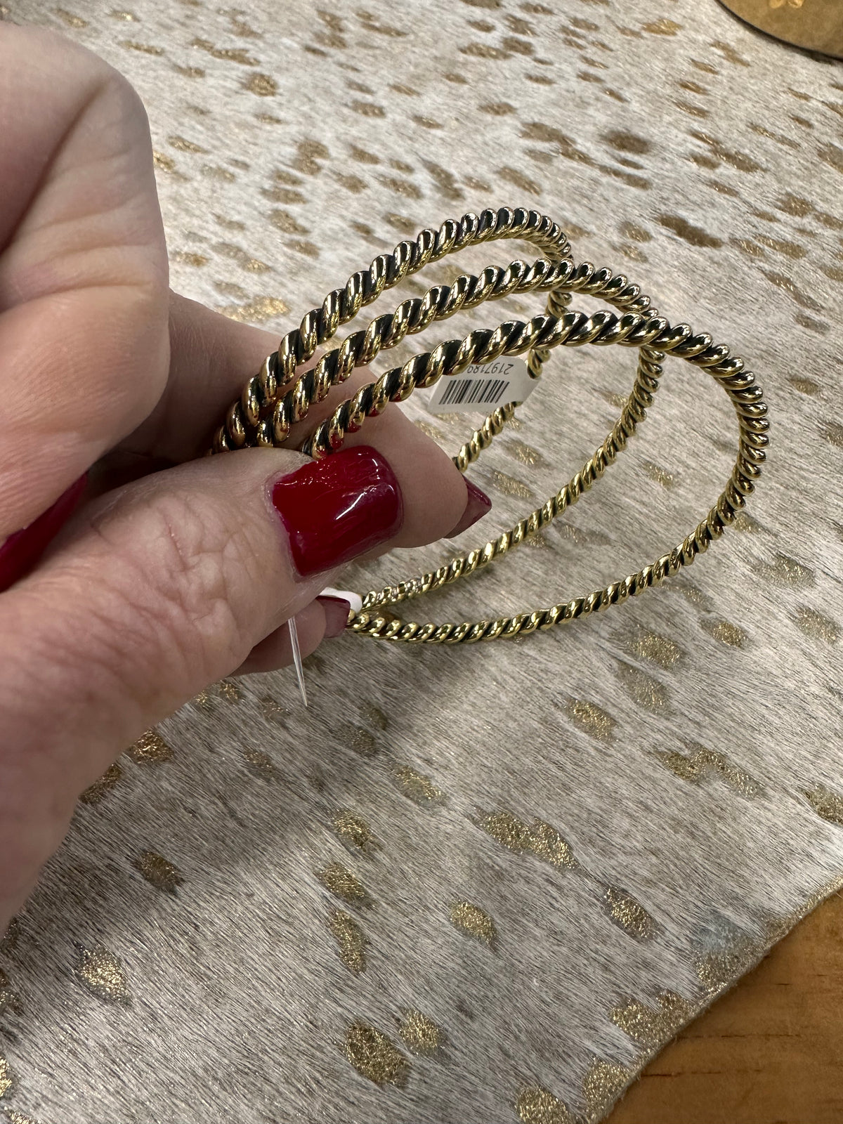 Brass Rope Bangle