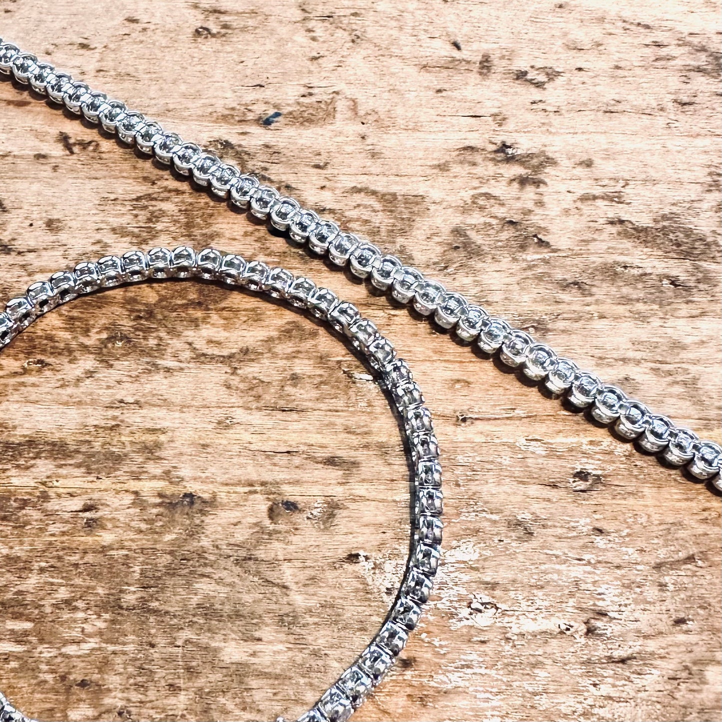 Sterling Silver Round CZ Tennis Bracelet