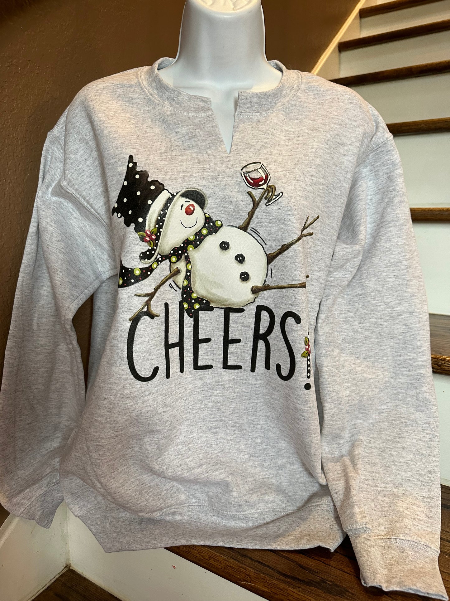 Tipsy Snowman Sweatshirt