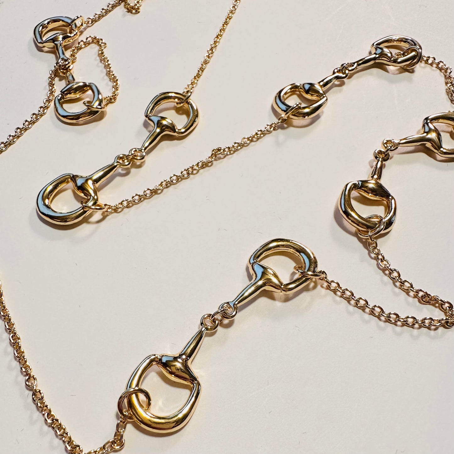 36" Gold Bit Necklace