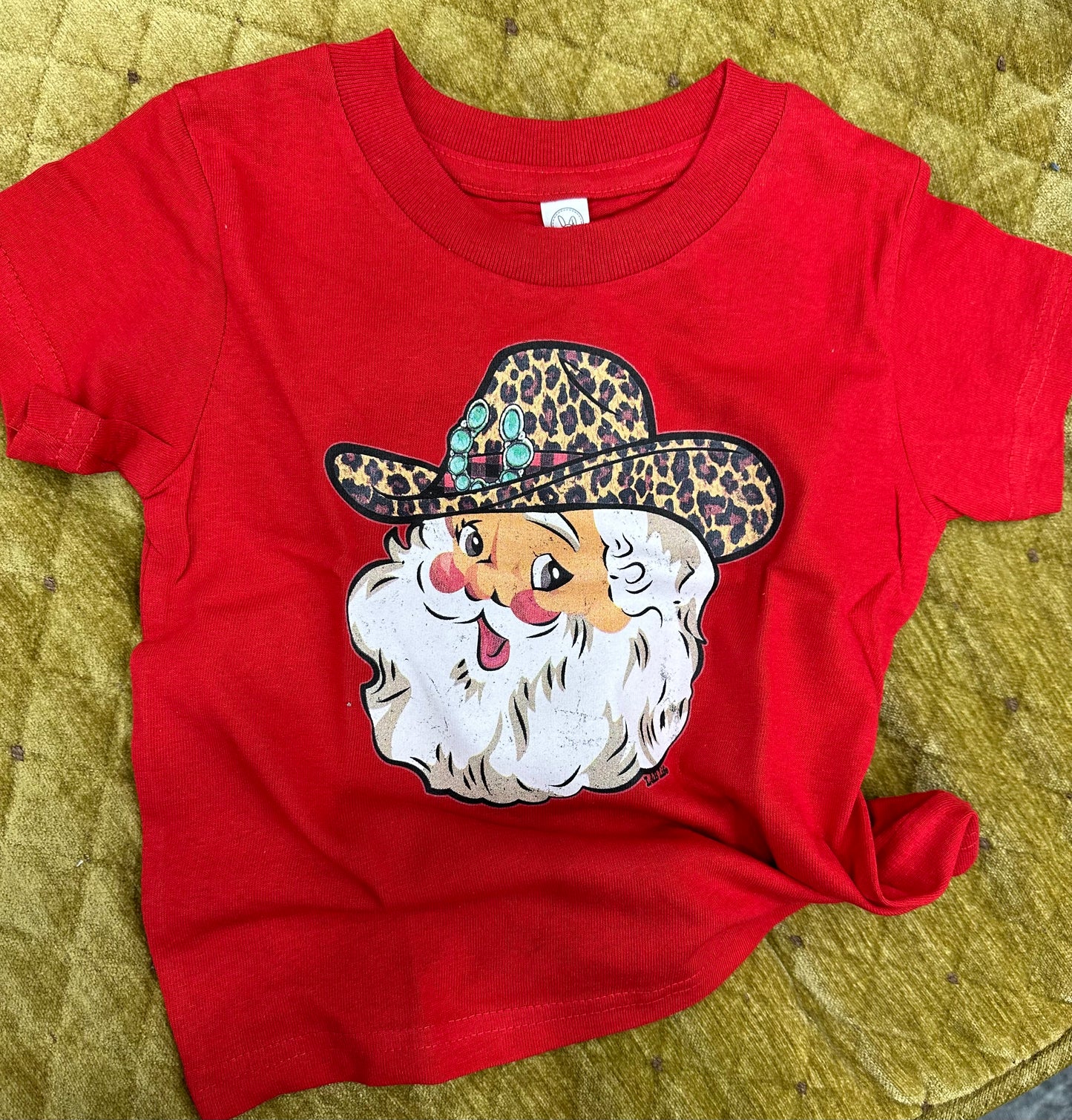 Kids Red Santa Tee