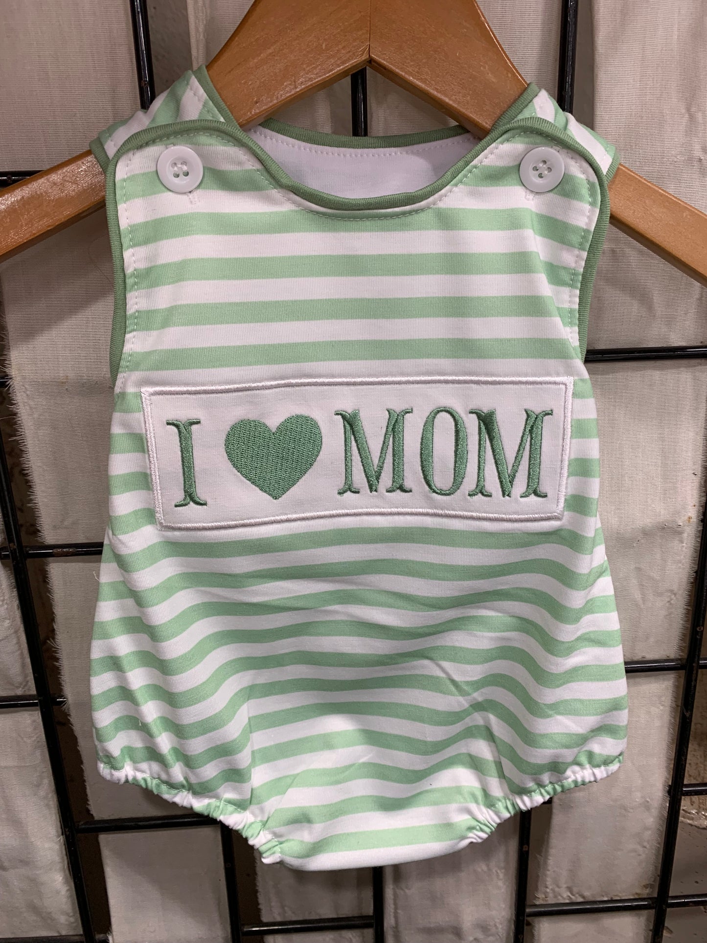 Boys I LOVE MOM Onesie