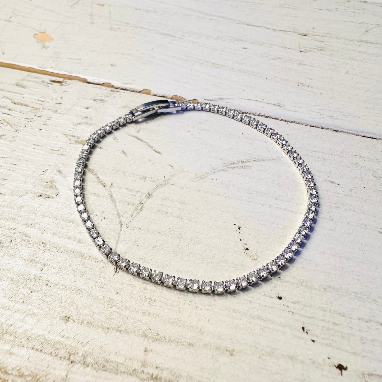 Dainty Simple Tennis Bracelet 2mm
