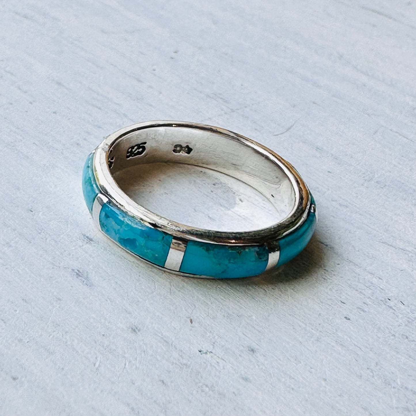 Sterling & Turquoise Mosaic Ring