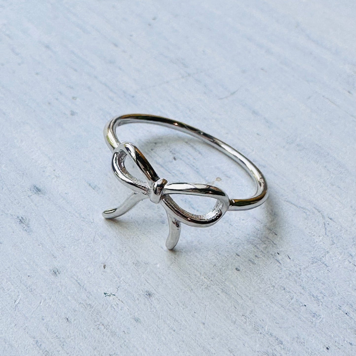 Sterling Simple Bow Ring