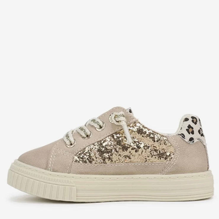 Toddler Blowfish Amaze Gold & Leopard Sneaker