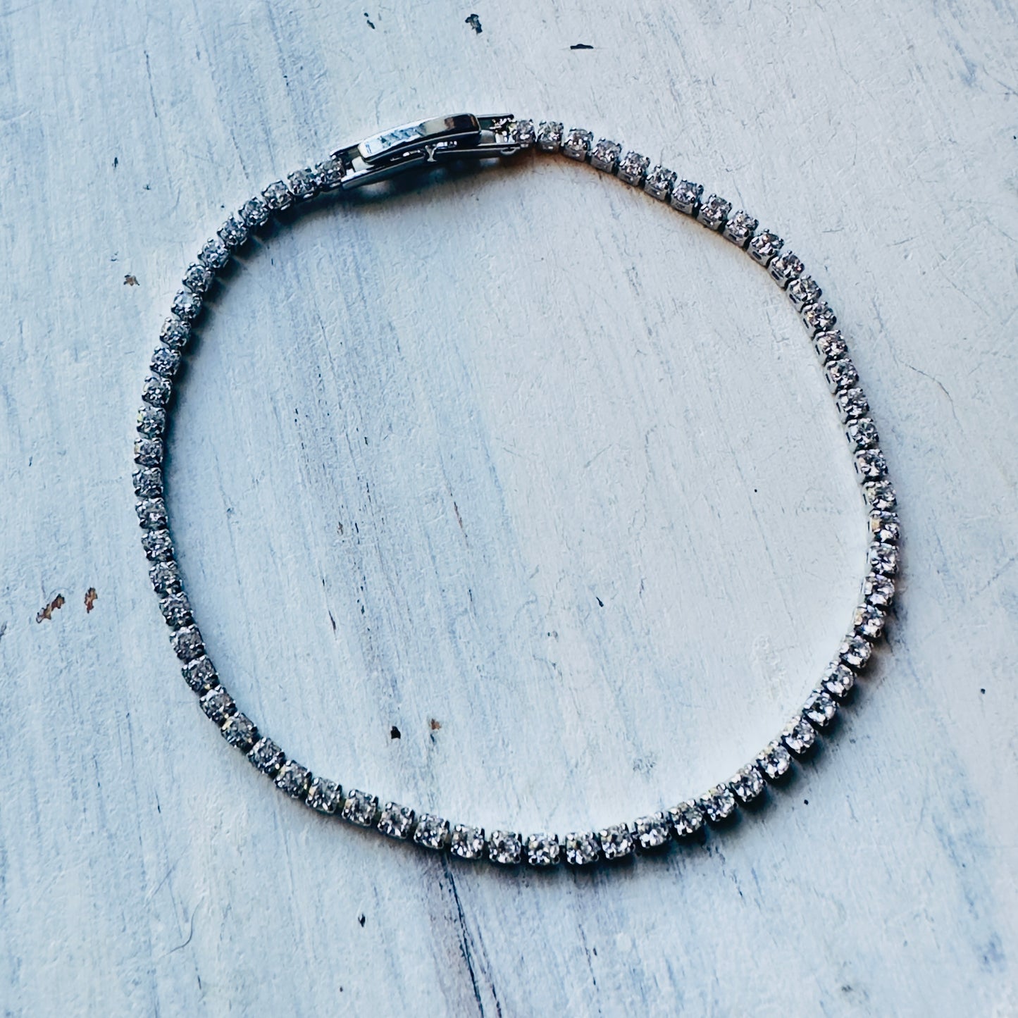 Petite Rhinestone Tennis Bracelet