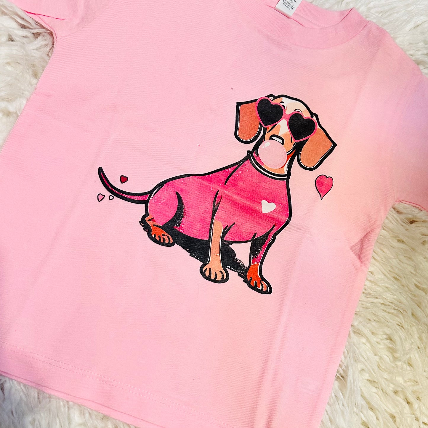 Toddler/Youth Bubblegum Doxie T-Shirt