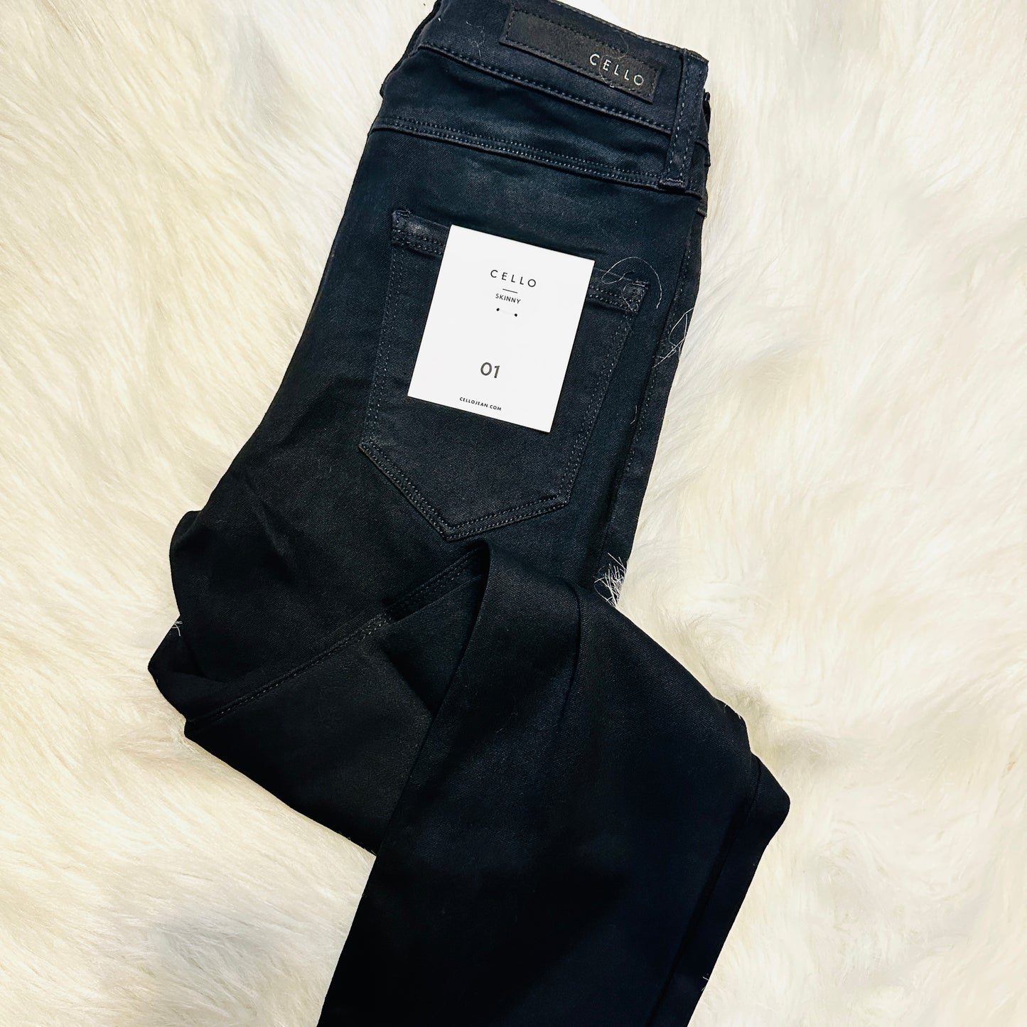Cello High Rise Black Super Skinny Jean