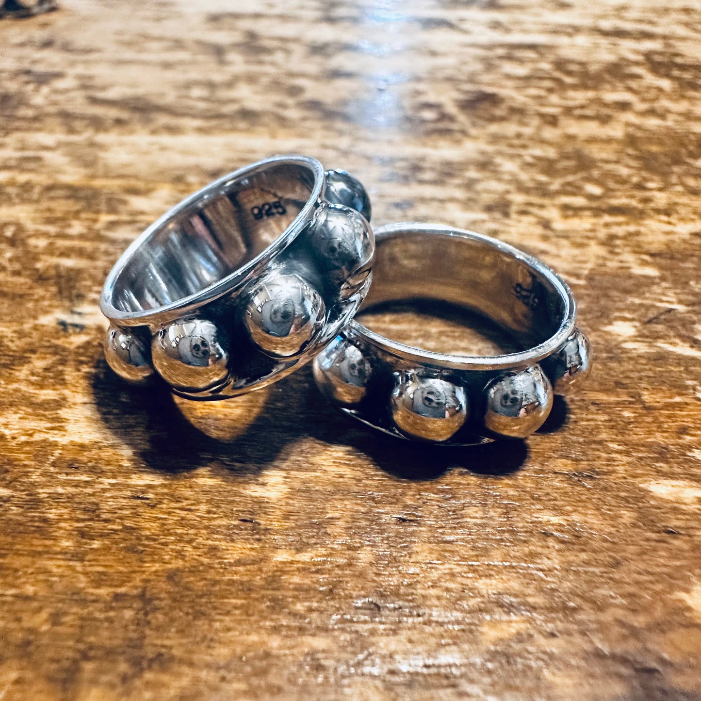 Sterling Medium Simple Bubble Ring