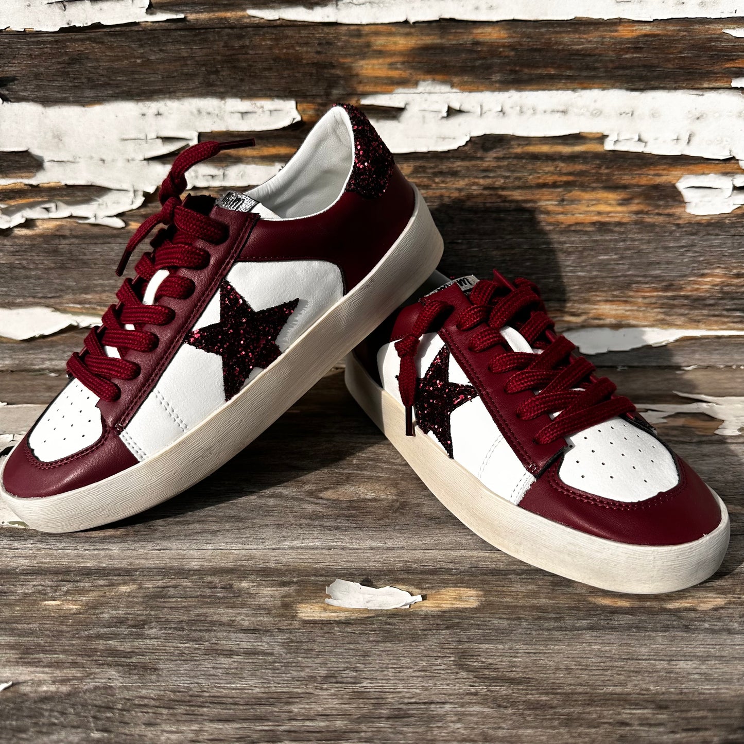 Candace Maroon Sneaker