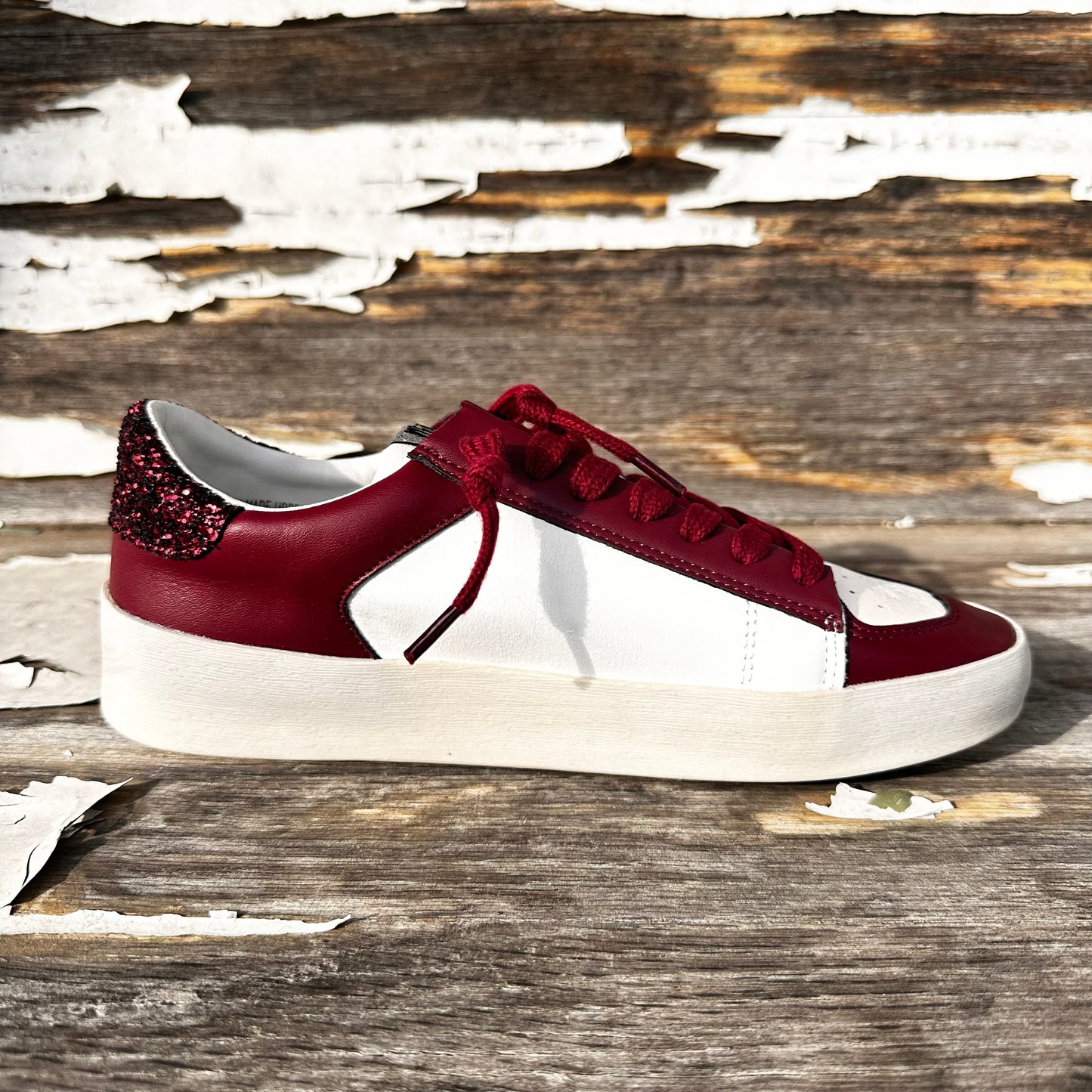 Candace Maroon Sneaker