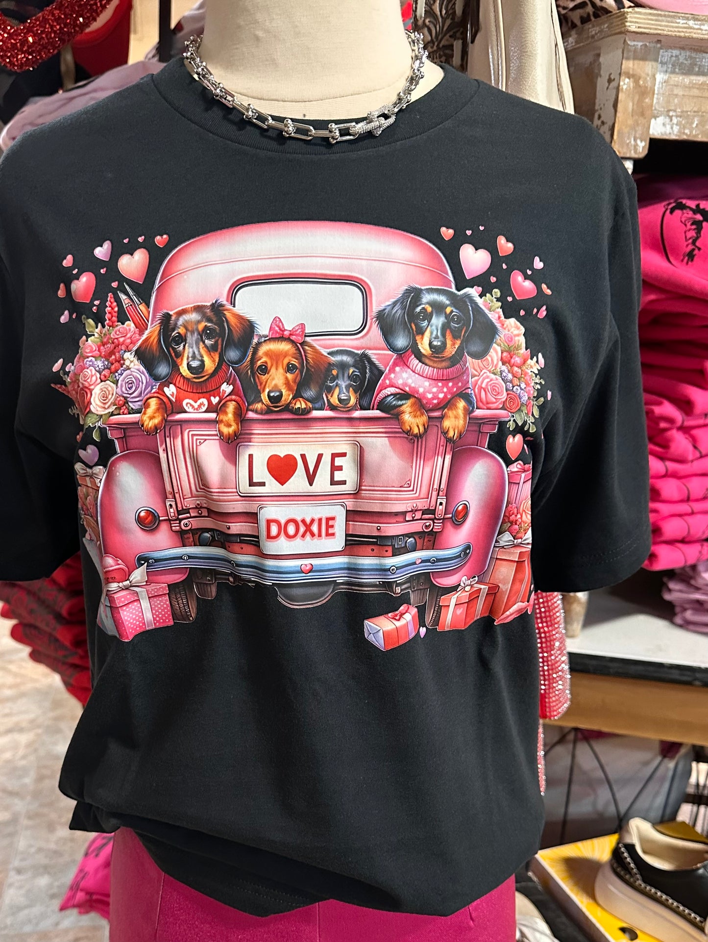 Black Love Doxie Tee