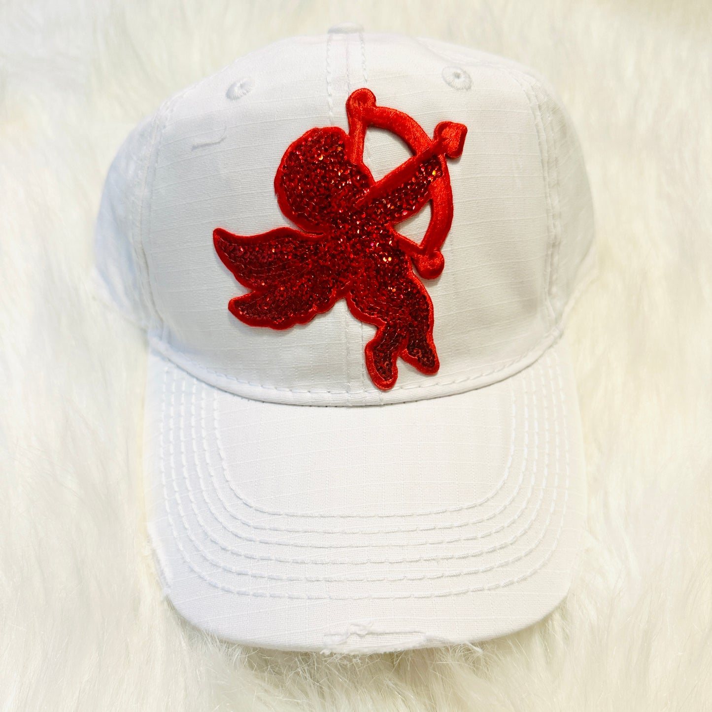 White Cupid Cap