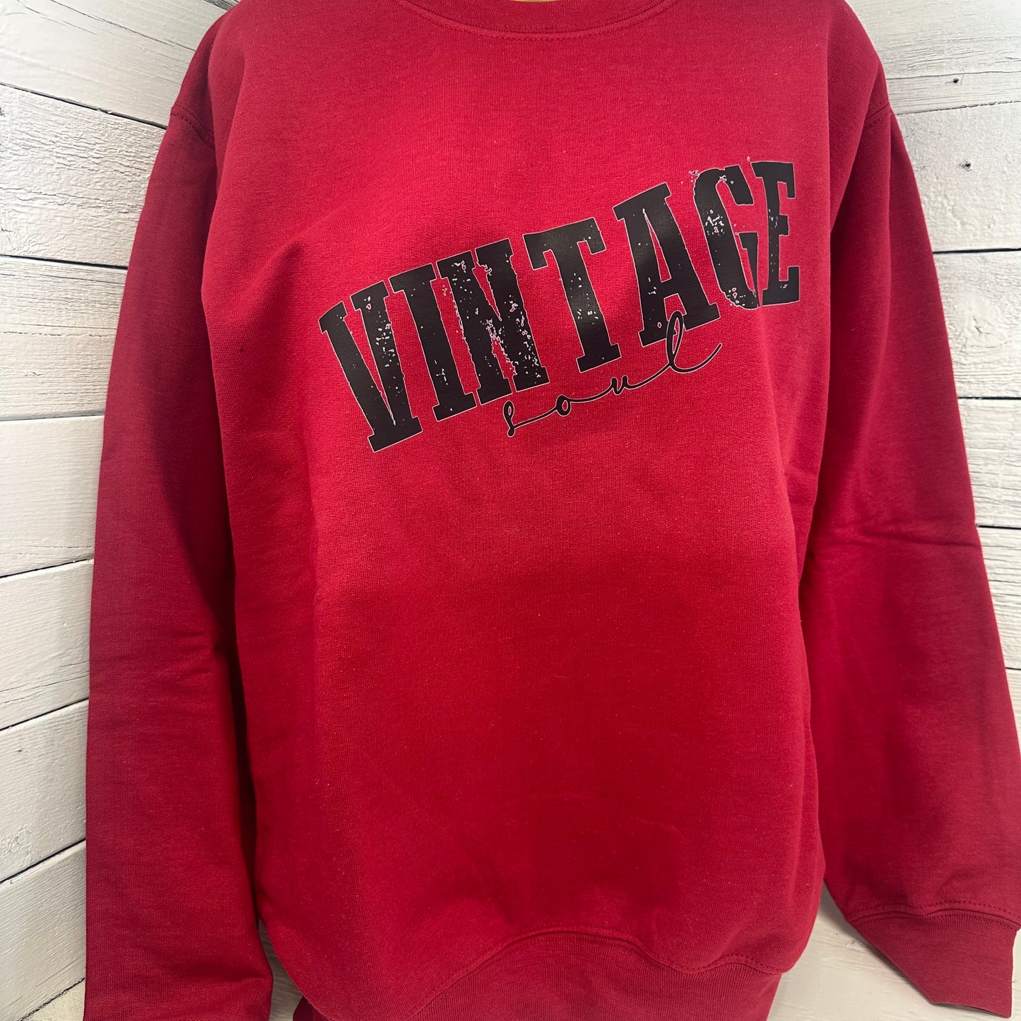 Maroon Vintage Soul Sweatshirt
