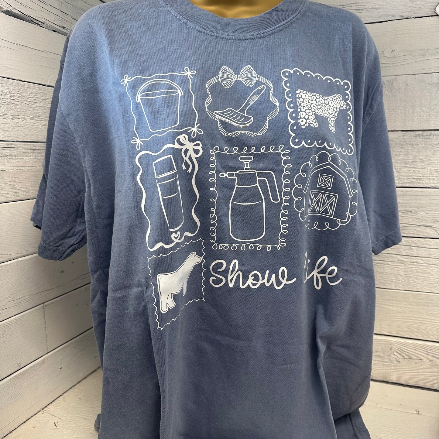 Denim Blue Show Life Tee