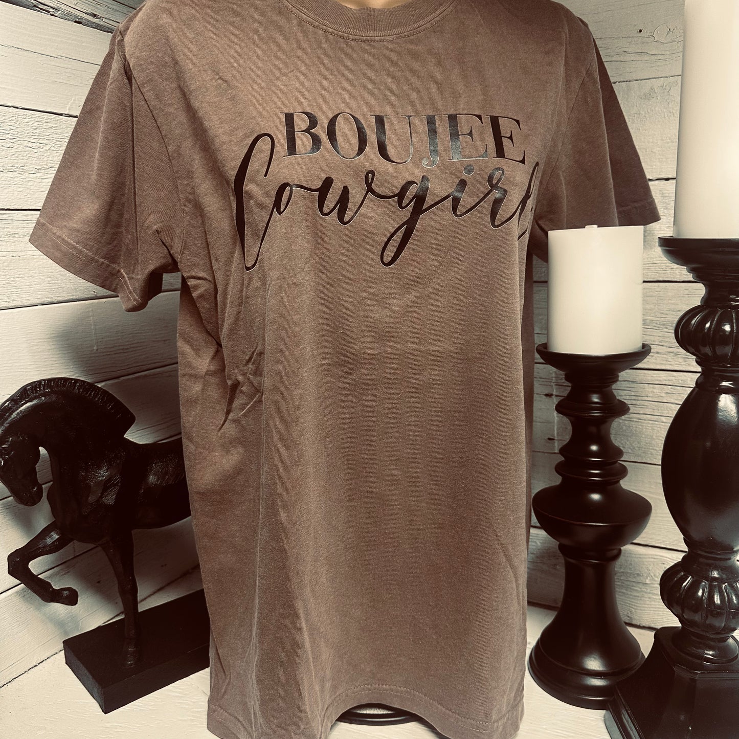 Boujee Cowgirl Expresso Tee