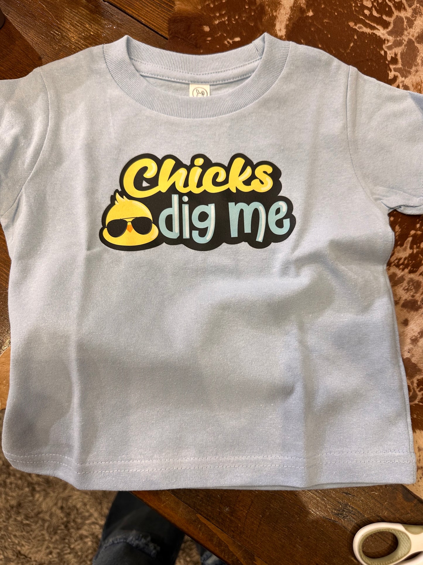 Chicks Dig Me Peeps Tee- Toddler